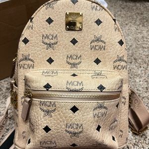 MCM Mini Stark Side Backpack